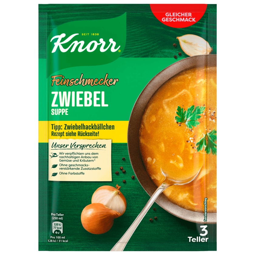 Knorr Feinschmecker Zwiebel Suppe 750 ml